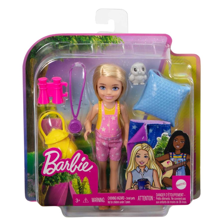 Barbie Chelsea Camping Doll & Accessories