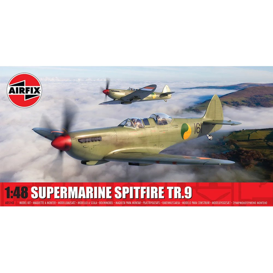 Airfix Model Kit 1:48 Supermarine Spitfire Tr 9