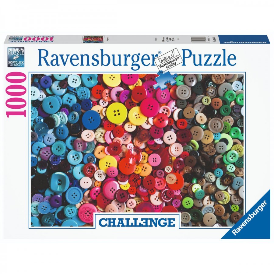 Ravensburger Puzzle 1000 Piece Challenge Buttons