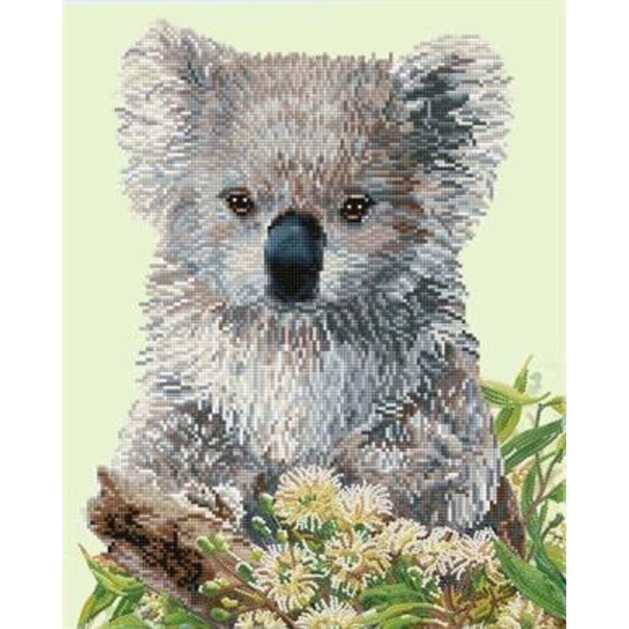Diamond Dotz Koala & Eucalyptus Blossom 51cm x 41cm