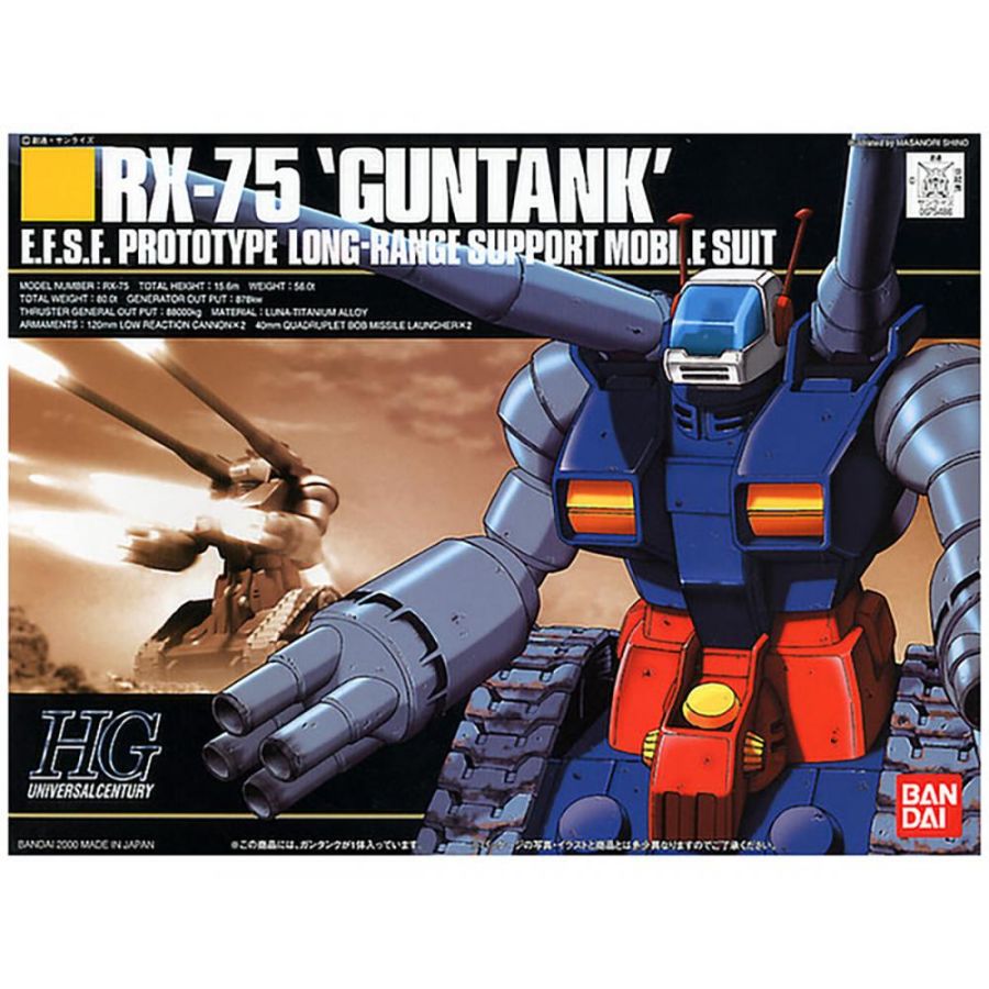 Gundam Model Kit 1:144 HGUC Guntank
