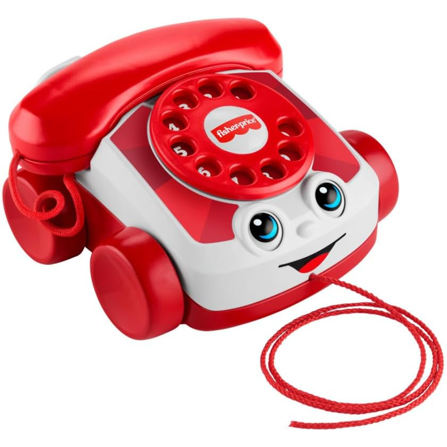 Fisher Price 80th Anniversary Red Chatter Telephone