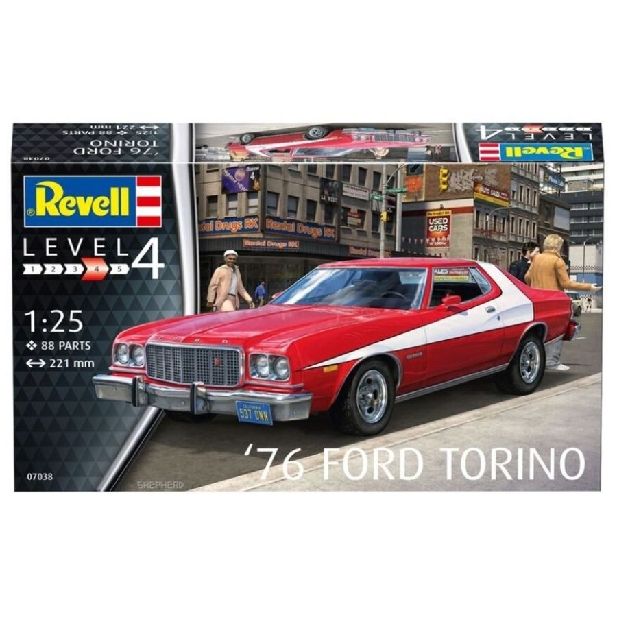 Revell Model Kit 1:25 76 Ford Torino
