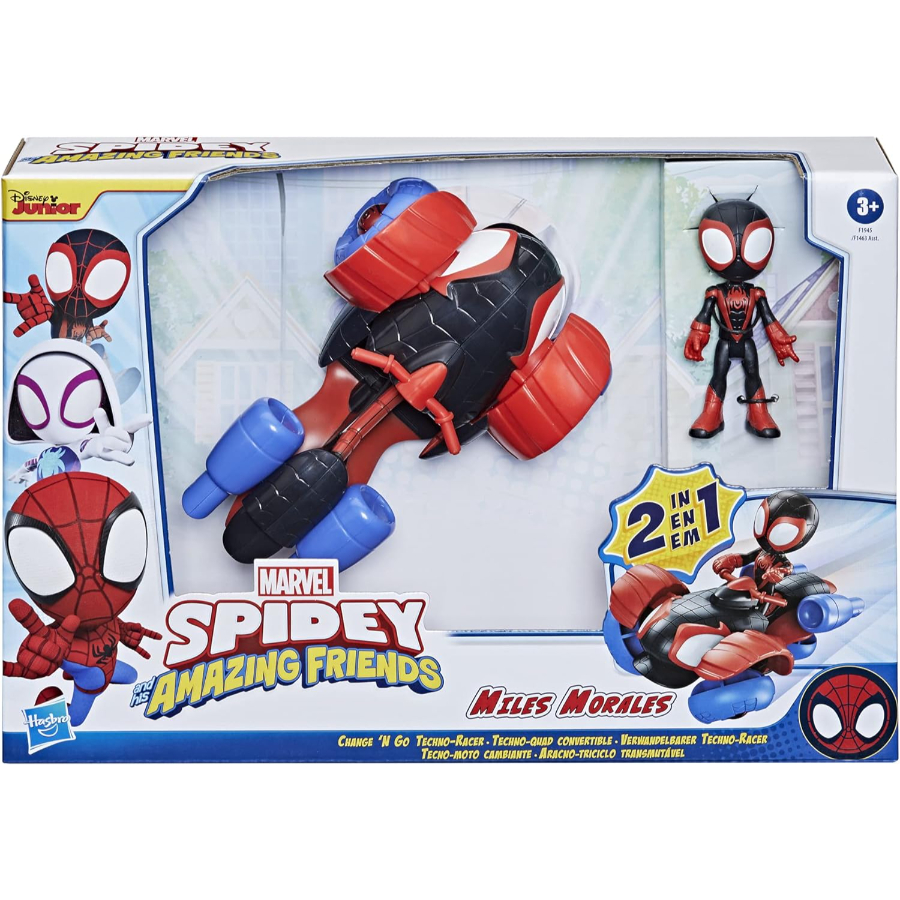 Spidey & His Amazing Friends 2 In 1 Techno Racer & Figure