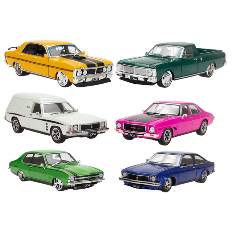 DDA Diecast 1:24 Australian Fords & Holdens Assorted