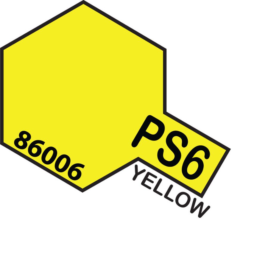 Tamiya Spray Polycarb Paint PS6 Yellow PC