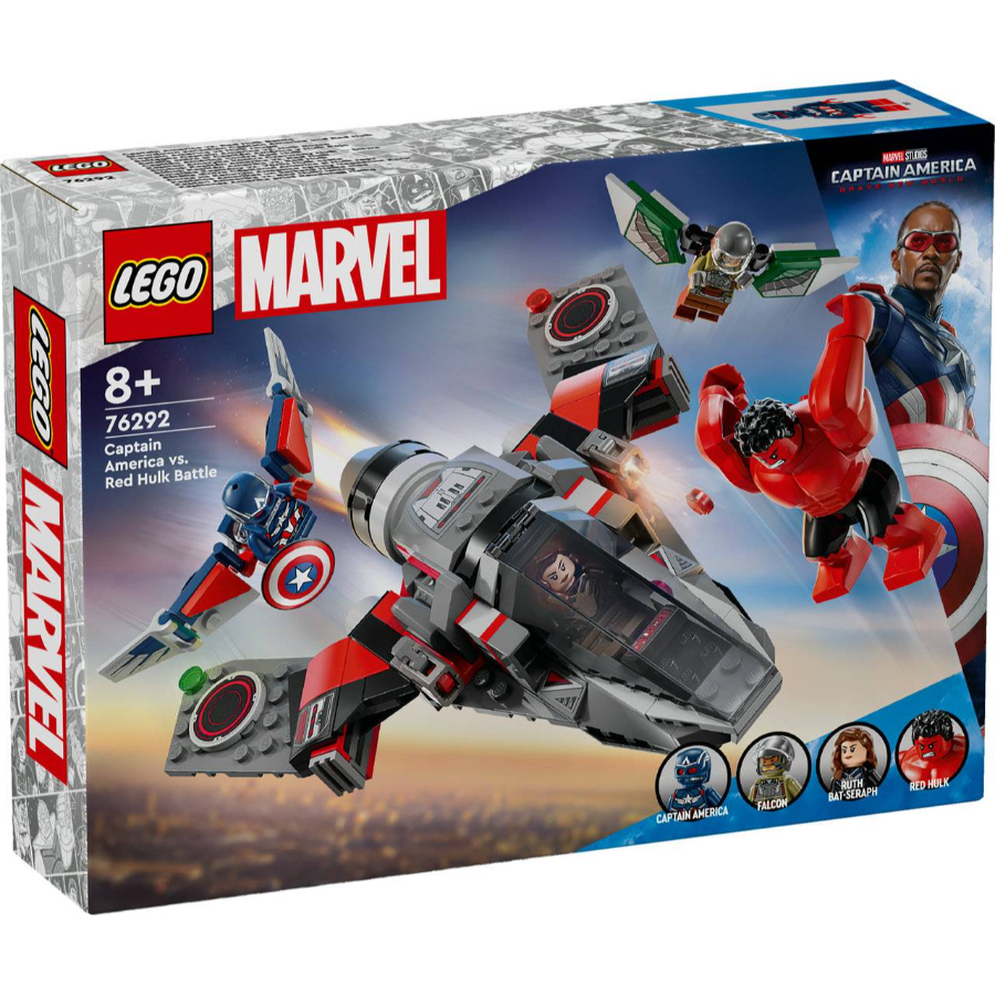 LEGO Super Heroes Marvel Captain America Vs Red Hulk Battle