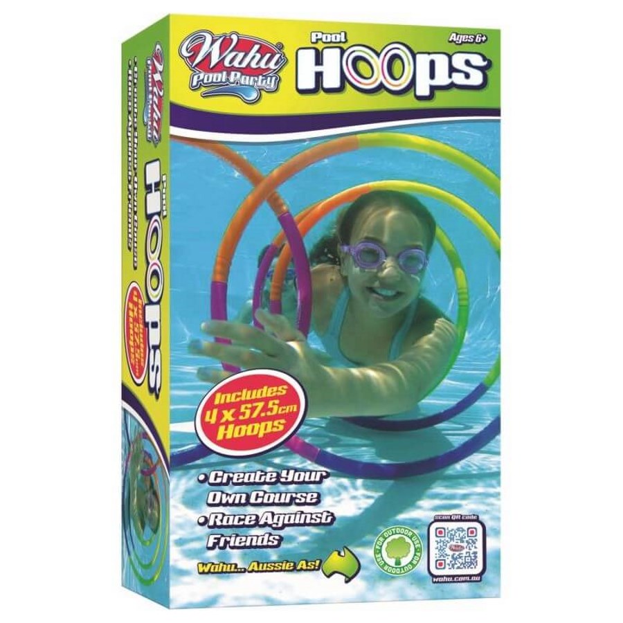 Wahu Pool Party Pool Hoops 4 Pack