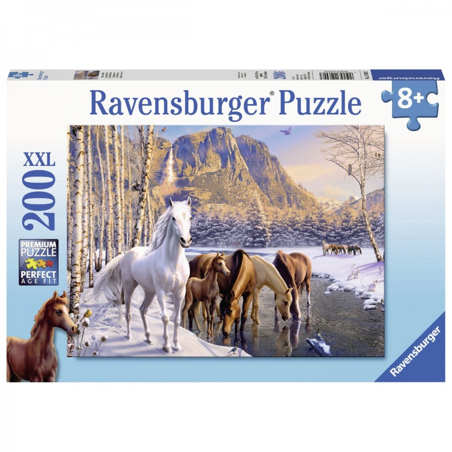 Ravensburger Puzzle 200 Piece Winter Horses