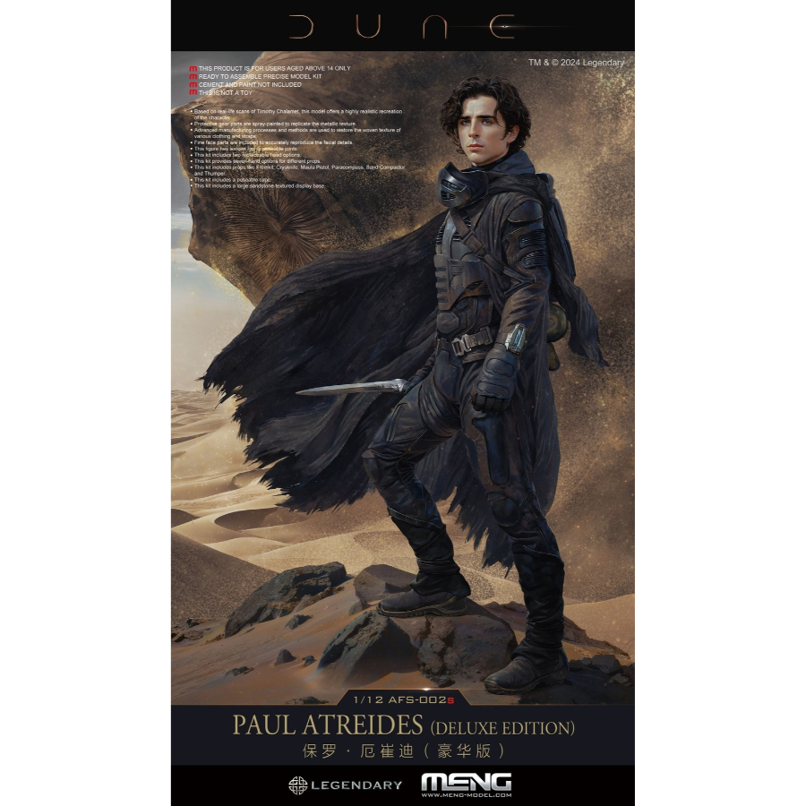 Meng Model Kit 1:12 Dune Paul Atreides Deluxe Edition