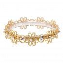 Glitter Flower Bangle Assorted