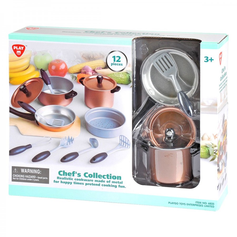 Chefs Collection Metal Cookware 12 Piece Set