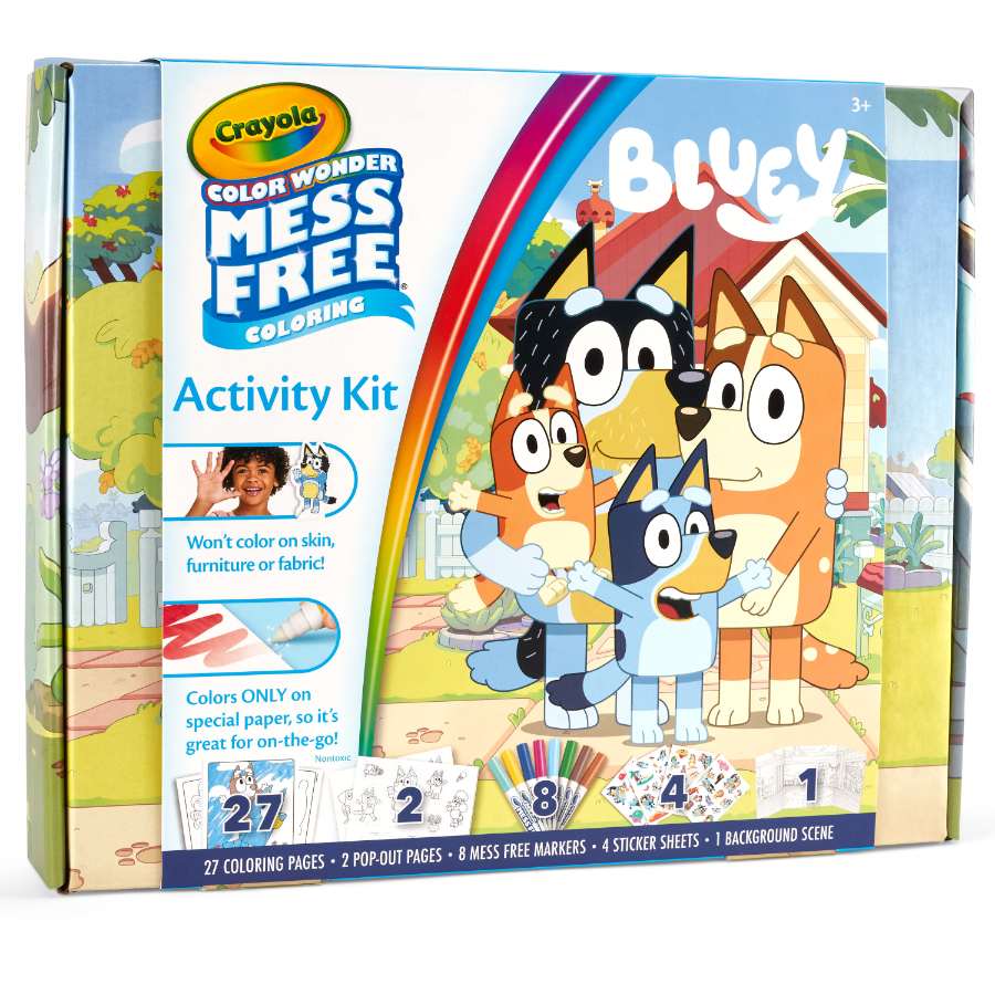 Crayola Colour Wonder Activity Kit Bluey