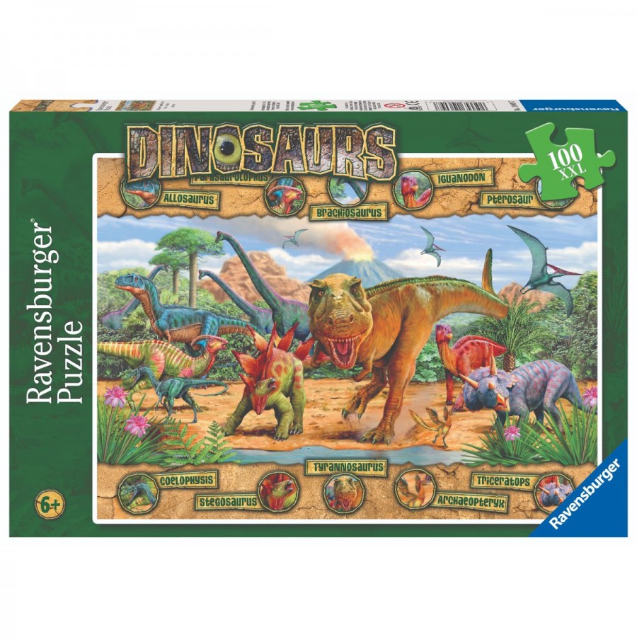 Ravensburger Puzzle 100 Piece Dinosaurs