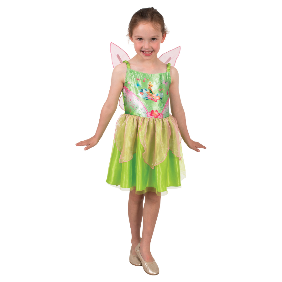 Disney Tinker Bell Ballerina Kids Dress Up Costume Size 3-5