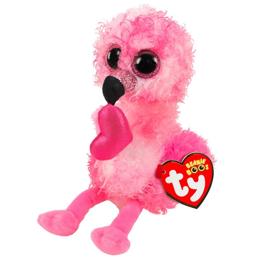 Beanie Boos Regular Plush Valentines Day Dainty Flamingo