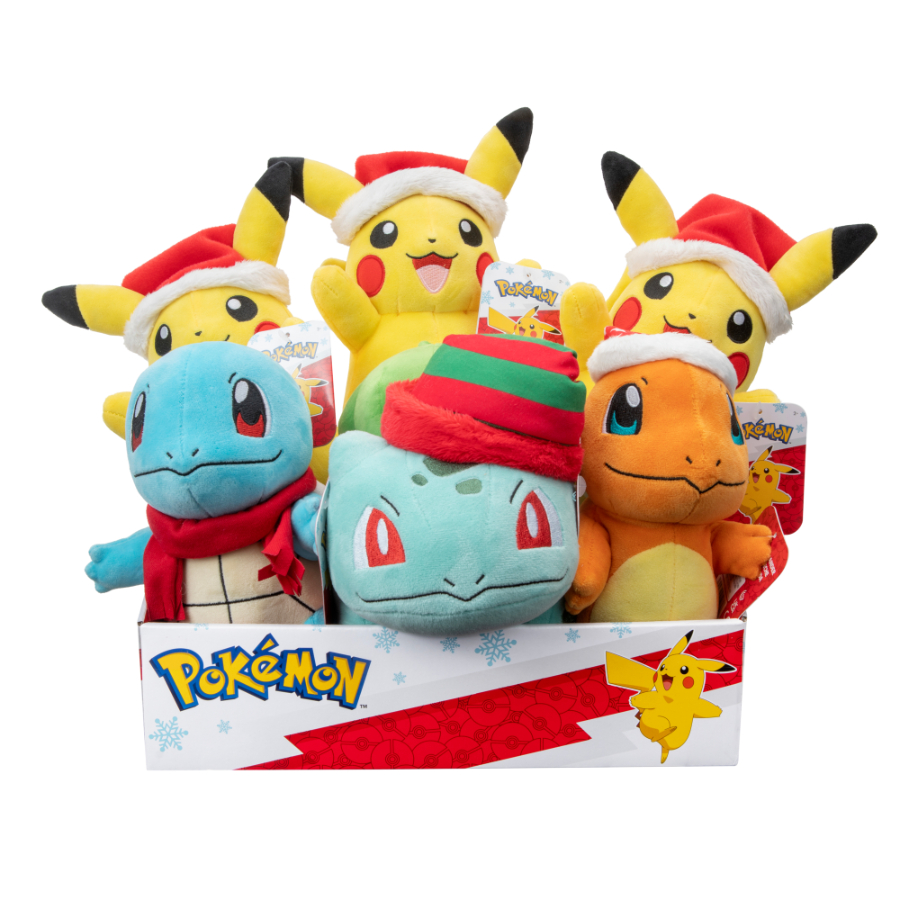 Pokemon 20cm Christmas Plush Assorted