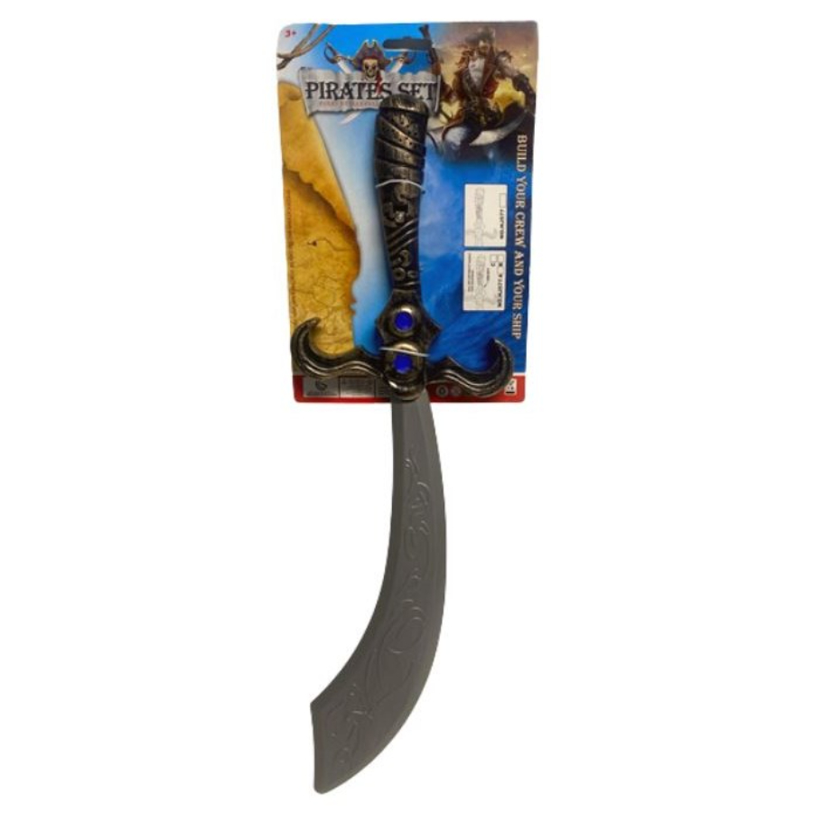 Pirate Dress Up Cutlass With Sound Effects Assorted