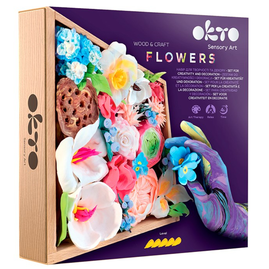 Okto Wood & Craft DIY Flowers Romance