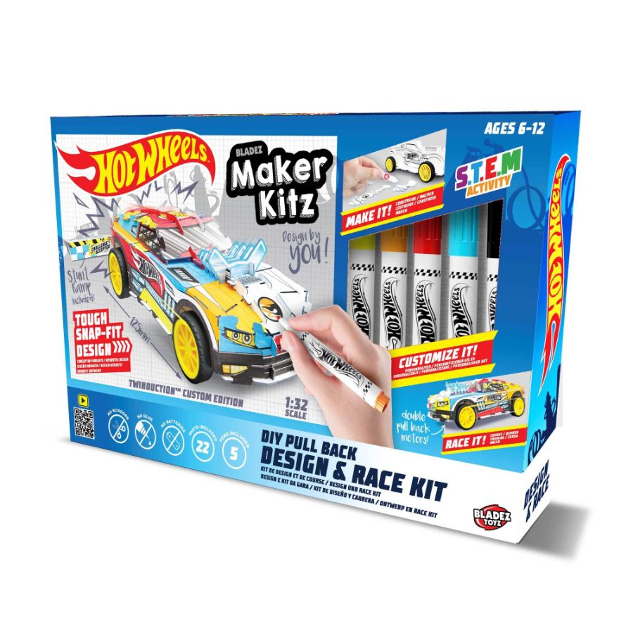 Hot Wheels Maker Kitz DIY Design & Race Kit