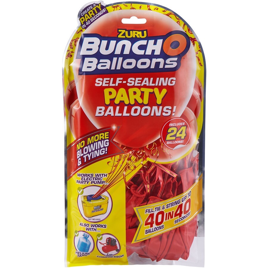 Bunch O Balloons Self Sealing Balloons 24 Pack - Red