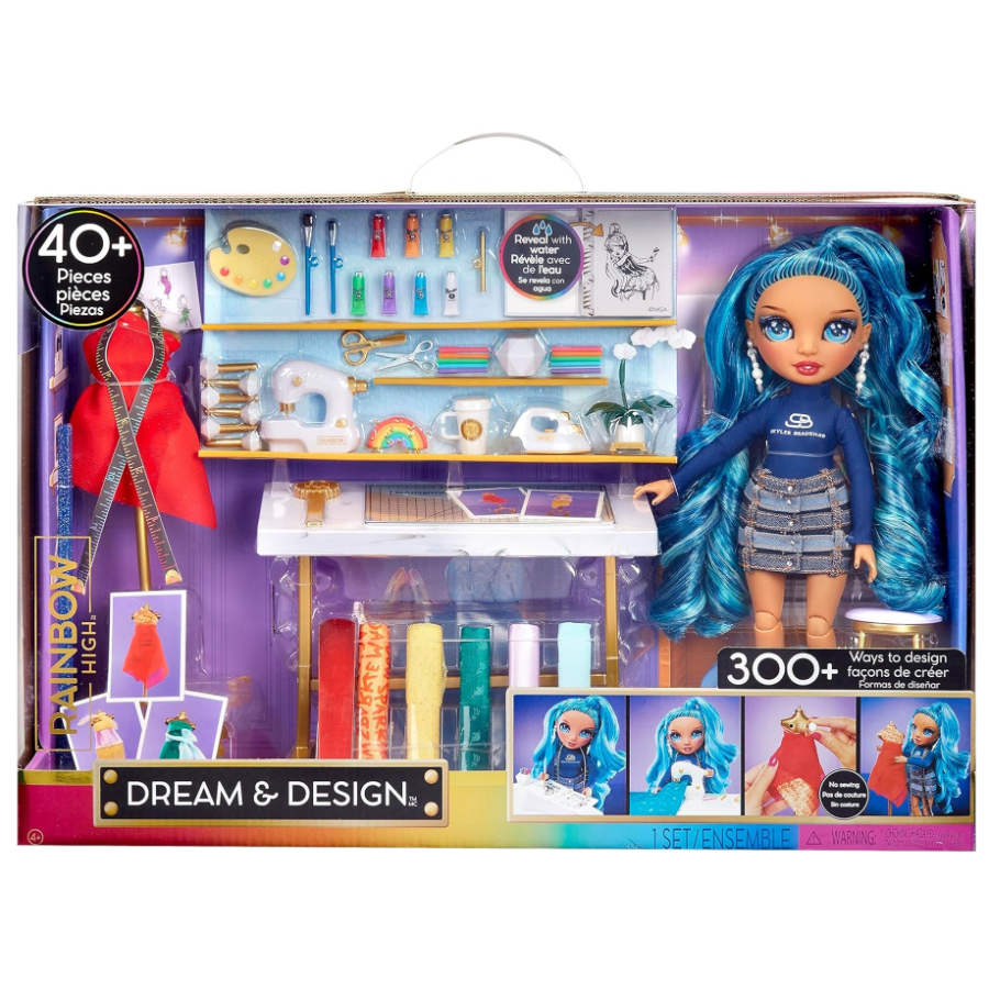 Rainbow High Fashion Dream & Design Playset With Doll