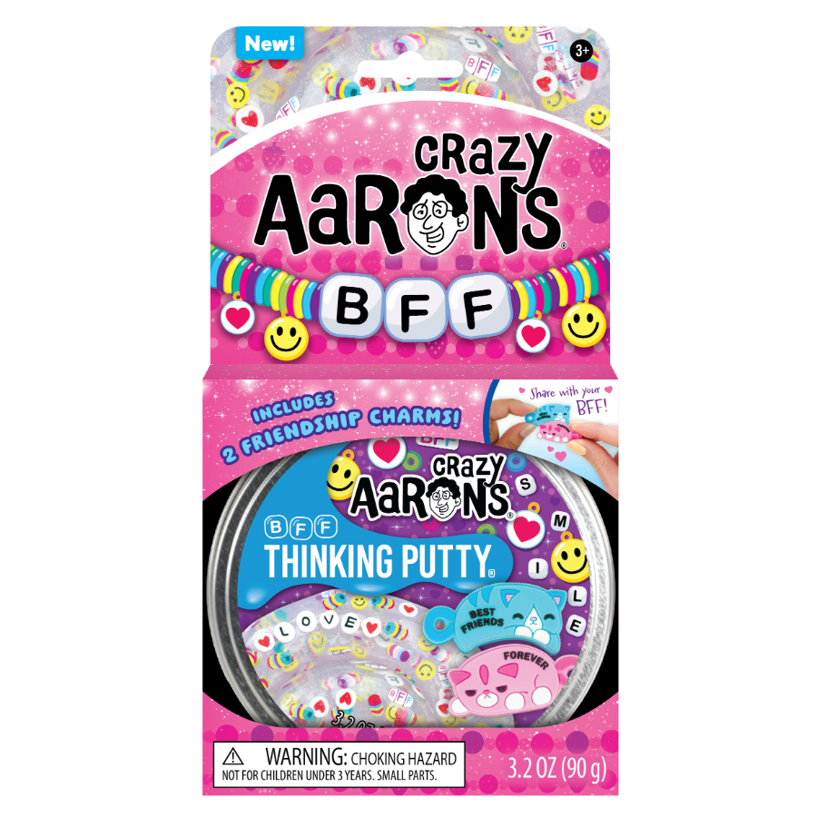 Crazy Aarons Thinking Putty 10cm Tin Trendsetters BFF