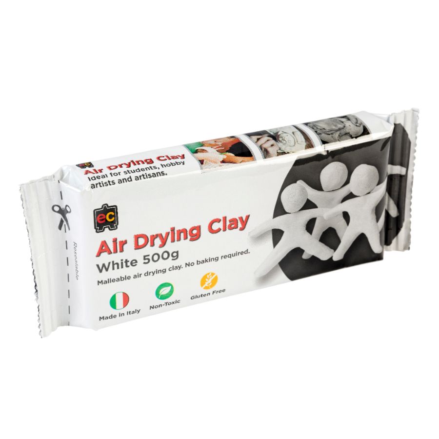 Air Drying Clay White 500g