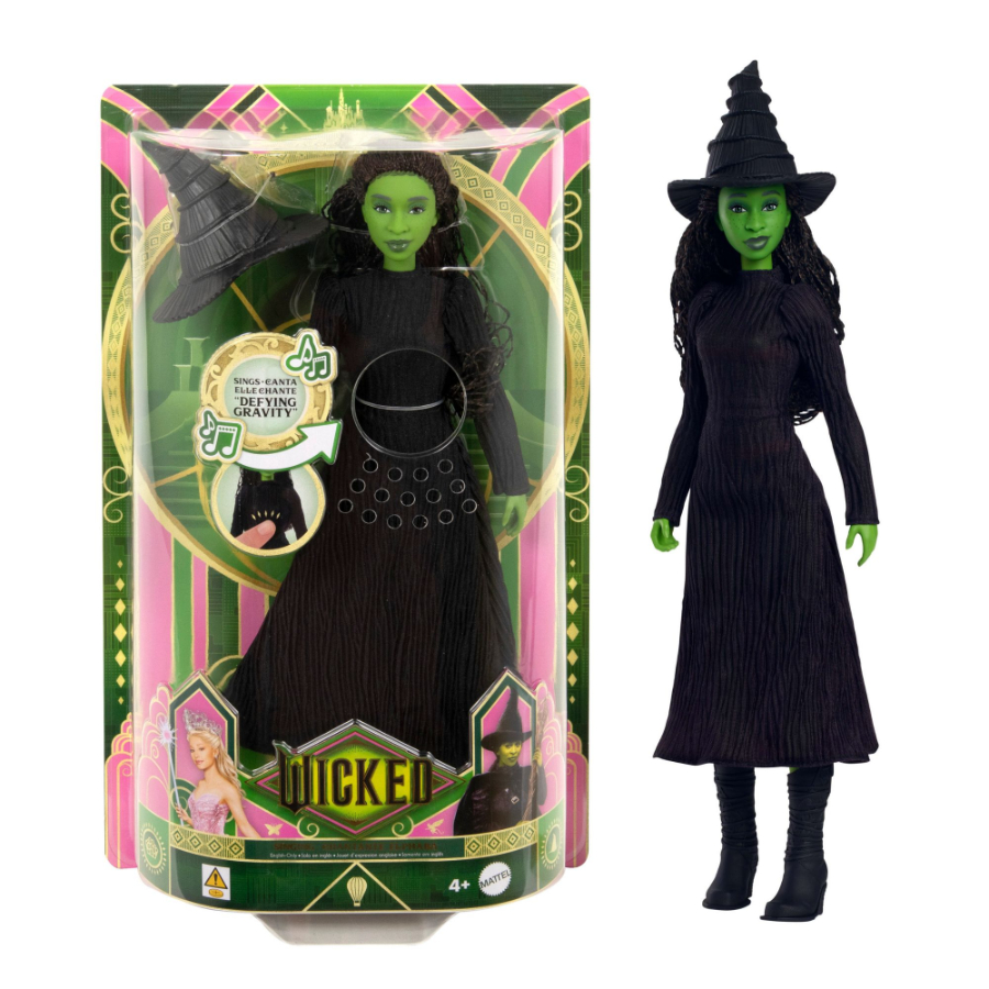 Wicked The Movie Singing Doll Elphaba