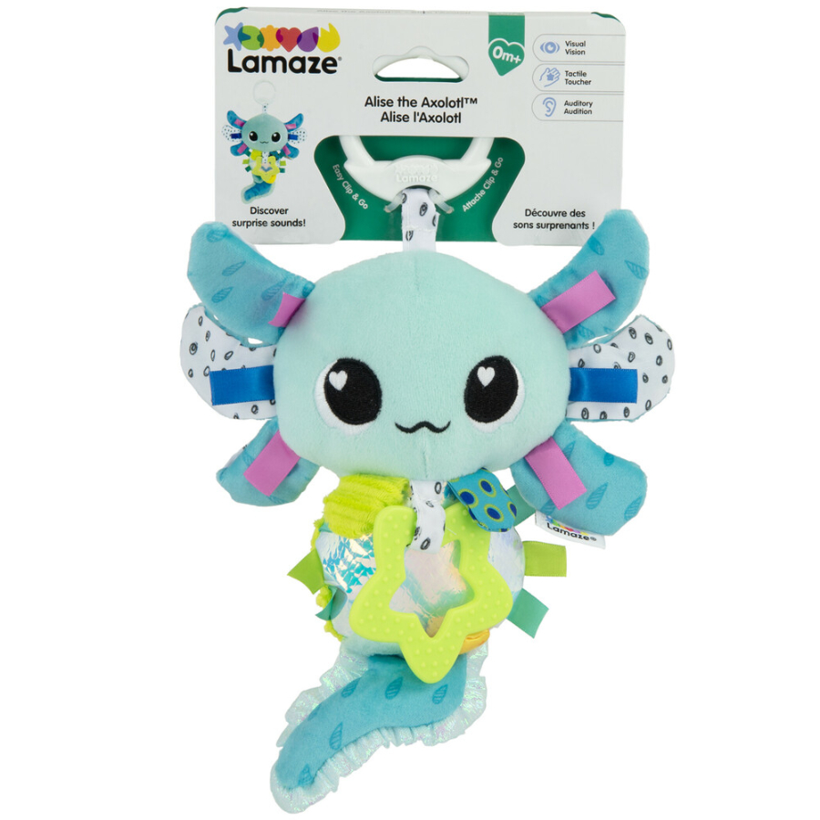 Lamaze Clip & Go Alise The Axolotl