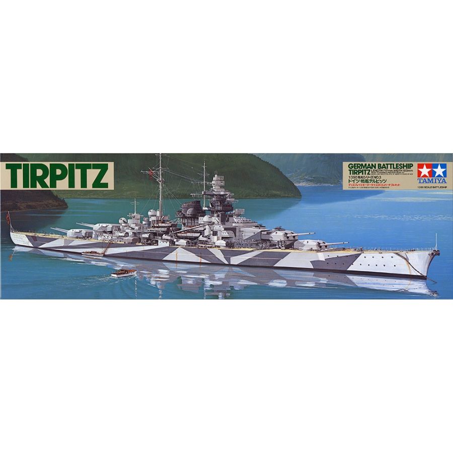 Tamiya Model Kit 1:350 Tirpitz