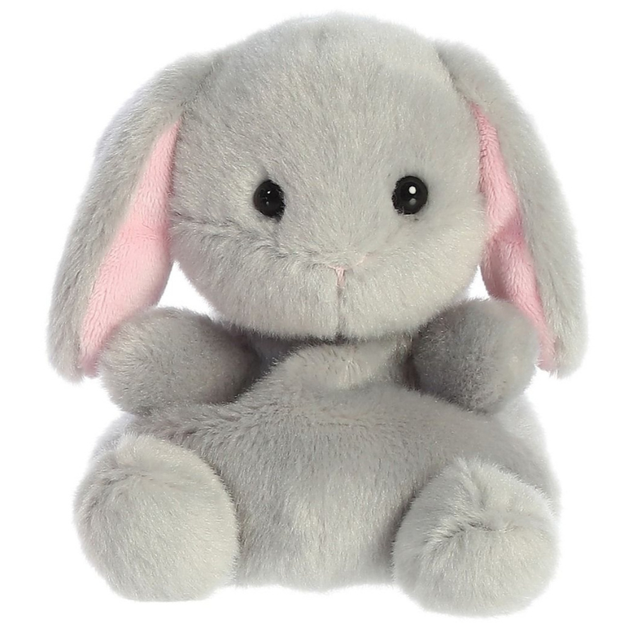 Palm Pals Plush 13cm Grey Lop Eared Bunny