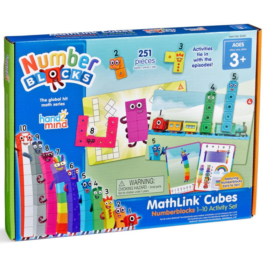 Numberblocks MathLink Cubes 1 To 10 Activity Set