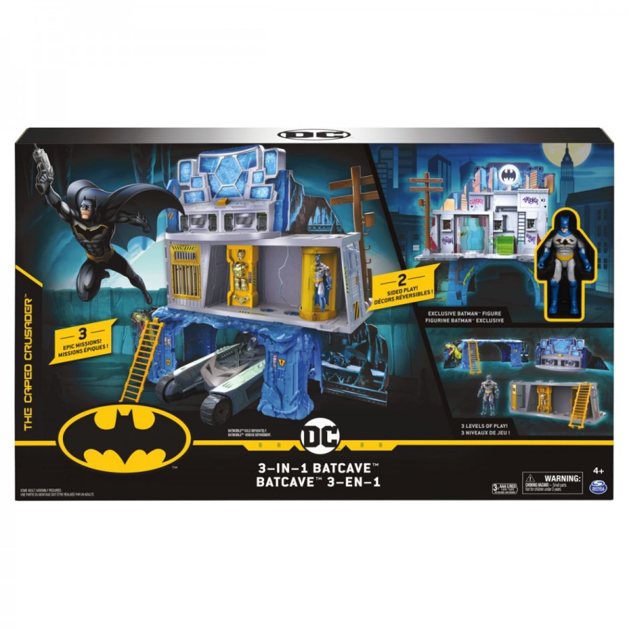 Batman Mission Playset 3 In 1 Batcave