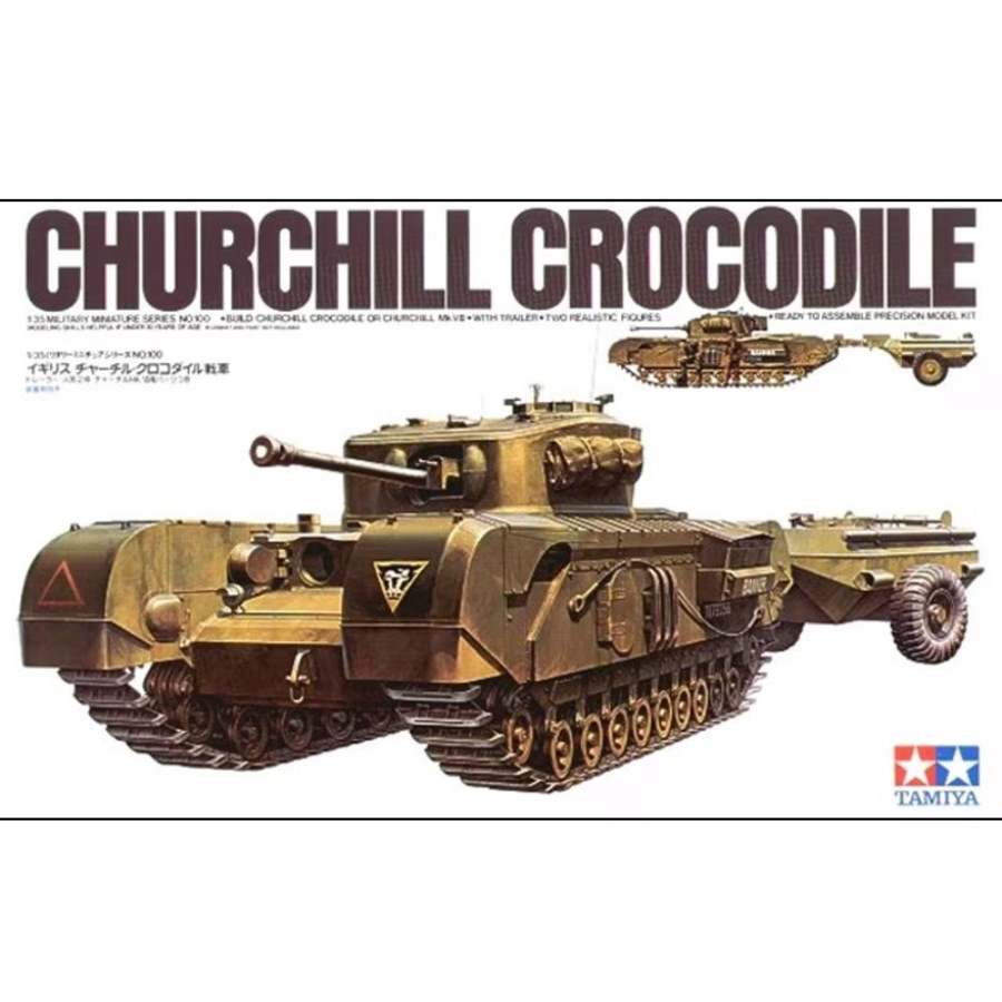 Tamiya Model Kit 1:35 British Churchill Crocodile Mk VII Tank