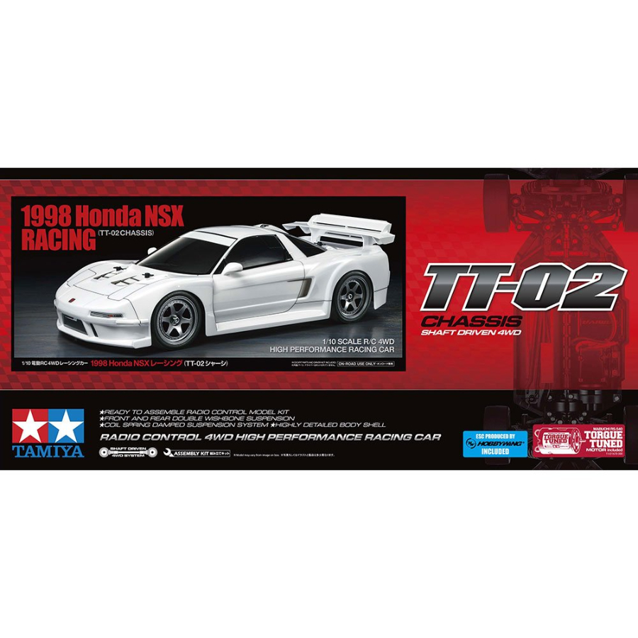 Tamiya Radio Control Kit 1:10 1998 Honda NSX Racing