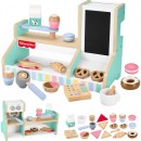 Fisher Price Wooden Coffee Shop Playset