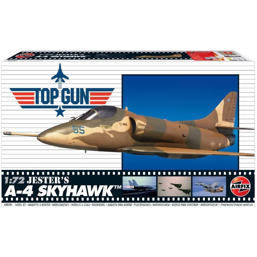 Airfix Model Kit 1:72 Top Gun Jesters A-4 Skyhawk