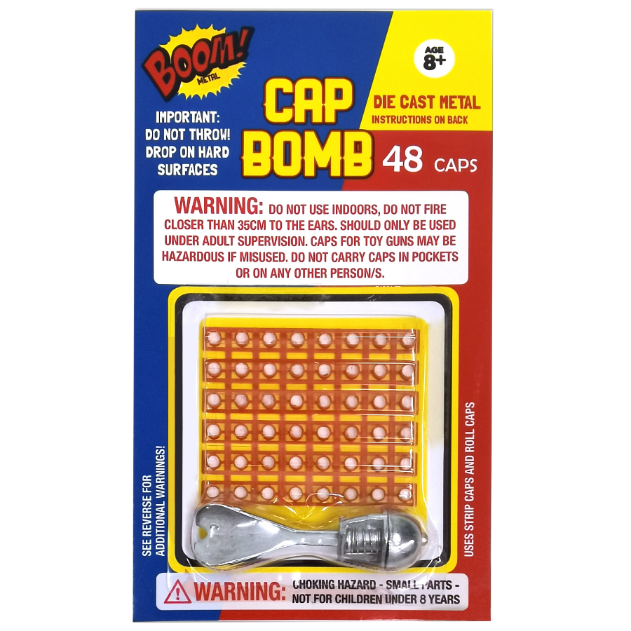 Cap Bomb Diecast With 48 Caps