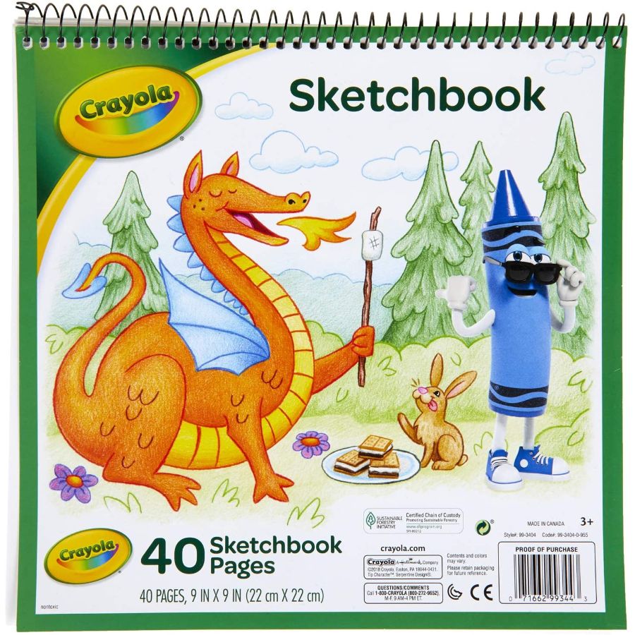 Crayola Sketchbook 40 Pages 22cm x 22cm