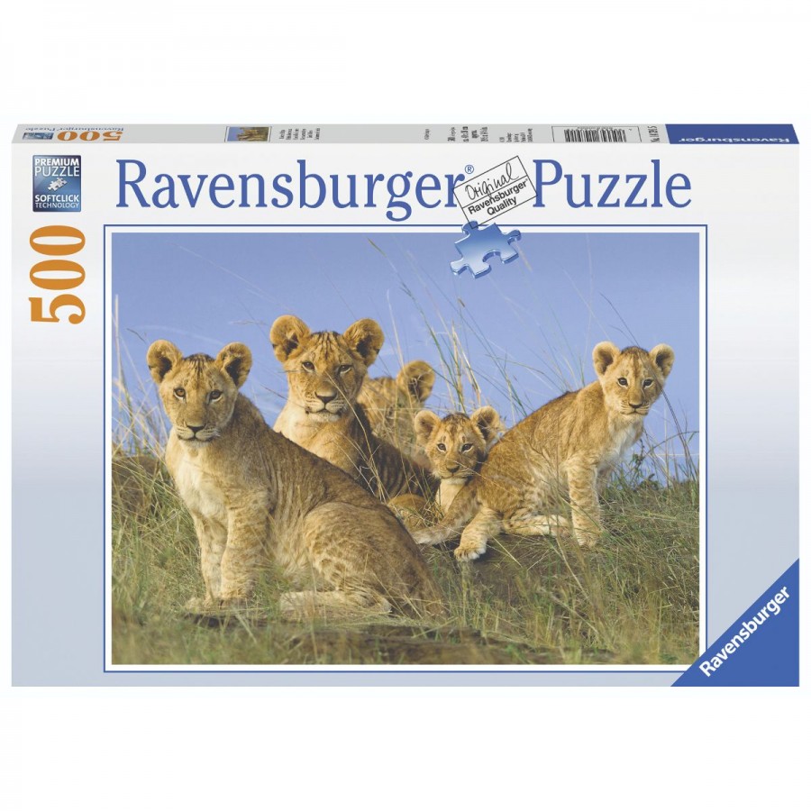 Ravensburger Puzzle 500 Piece Lion Babies