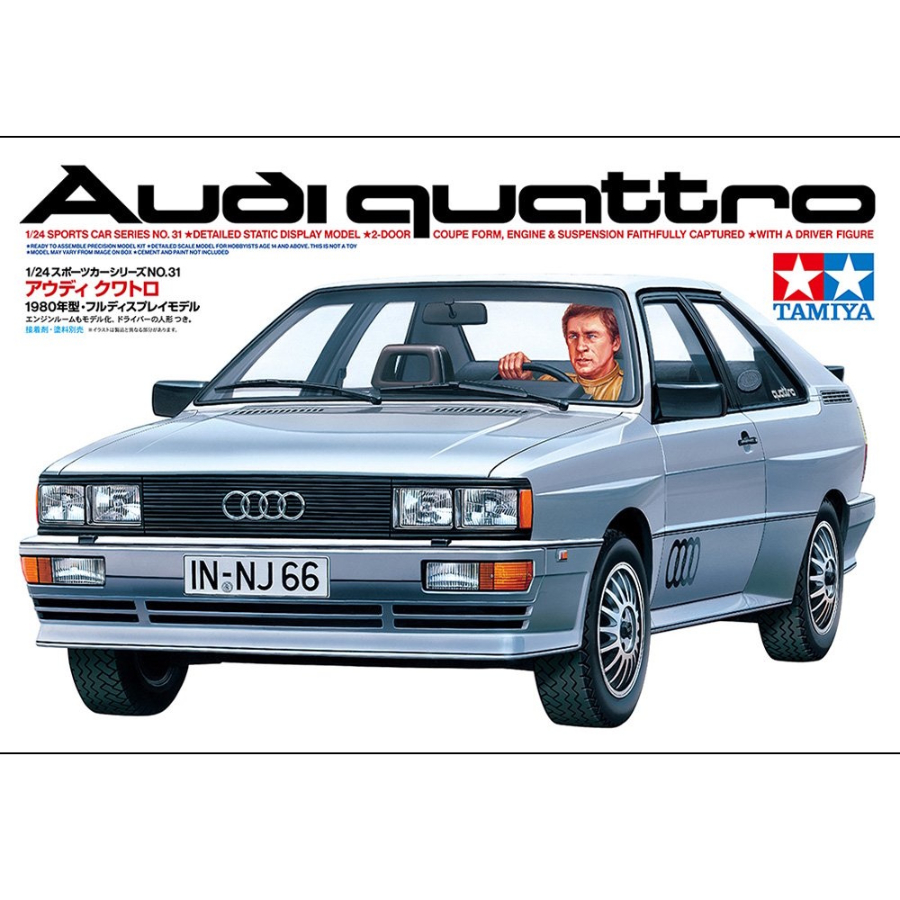 Tamiya Model Kit 1:24 Audi Quattro