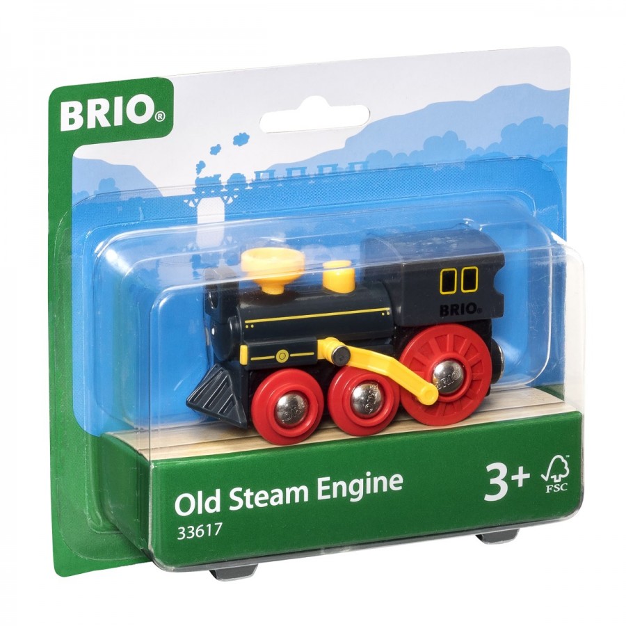 Brio Wooden Train Vehicle Old Steam Engine