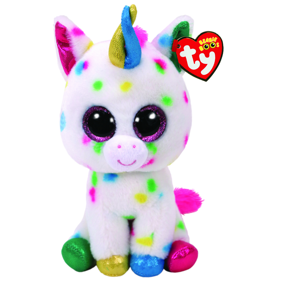 Beanie Boos Medium Plush Harmonie Speckled Unicorn