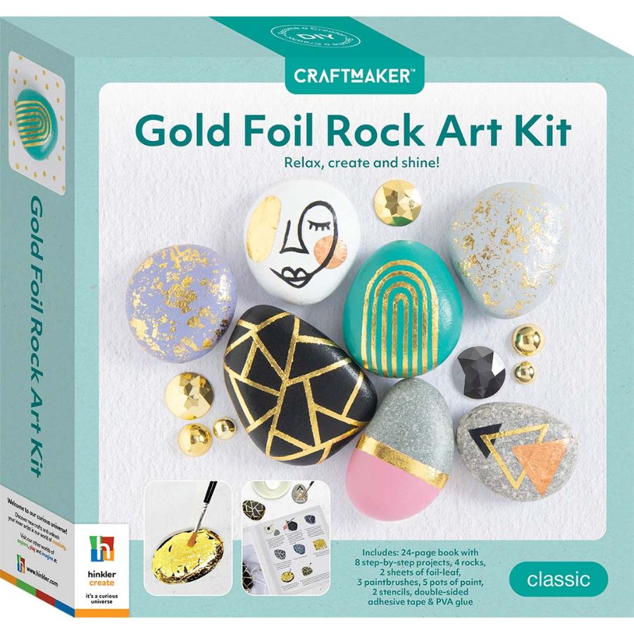 Craft Maker Rock Art Gold Goil Kit
