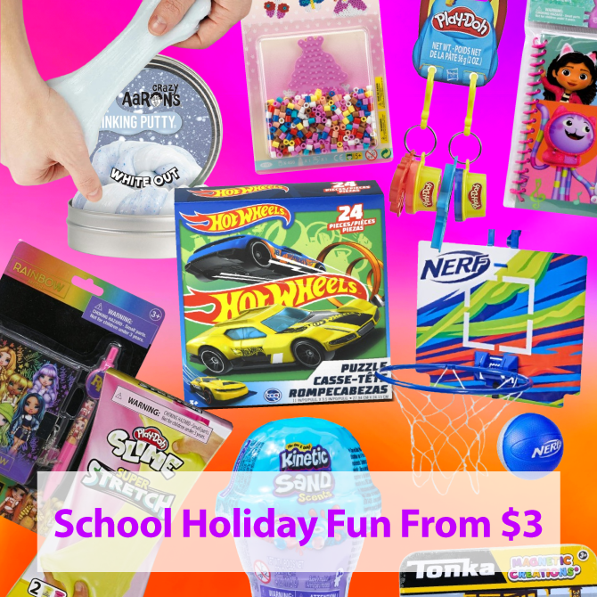 Fun School Holiday Toys & Activities From $3