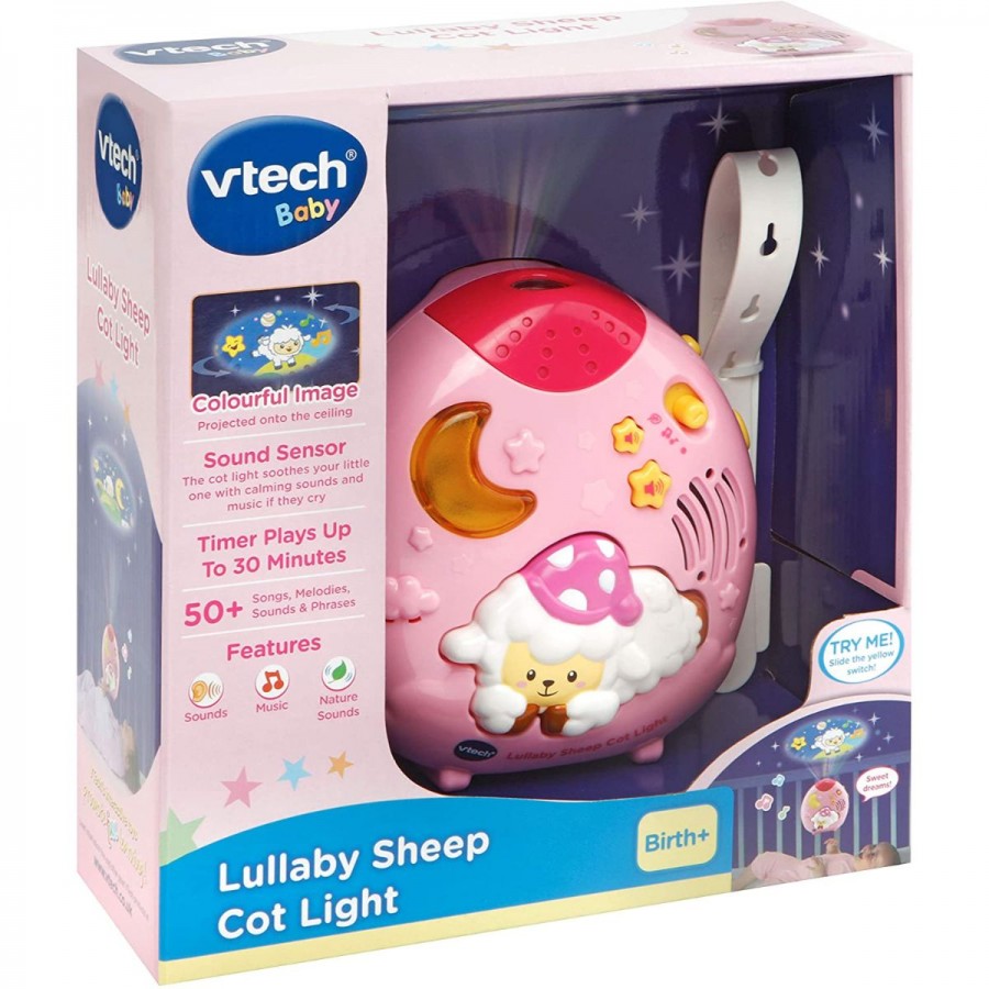 VTech Lullaby Sheep Cot Light Pink