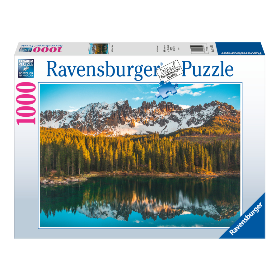Ravensburger Puzzle 1000 Piece Lake Carezza
