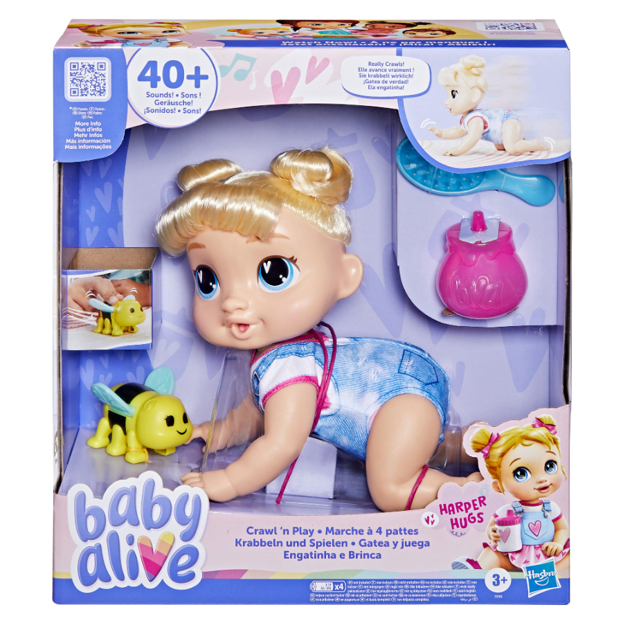 Baby Alive Crawl & Play Doll