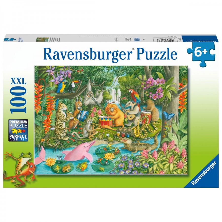 Ravensburger Puzzle 100 Piece Rainforest River Band